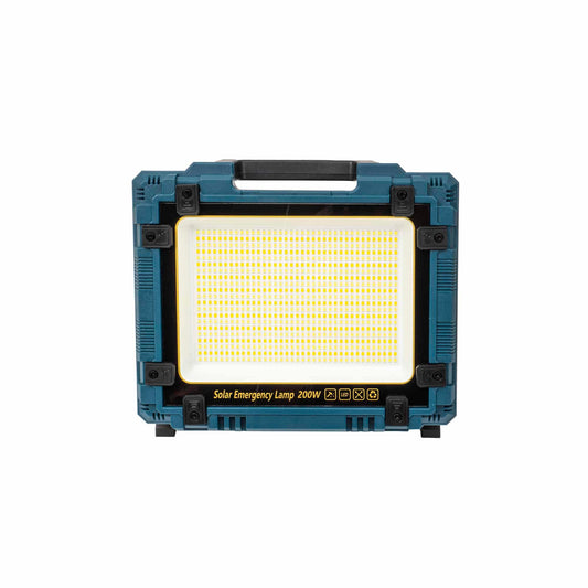 Proiector led cu incarcare solara si USB, 200W, panou incorporabil si detasabil Z-TOOLS / ZTS 8672
