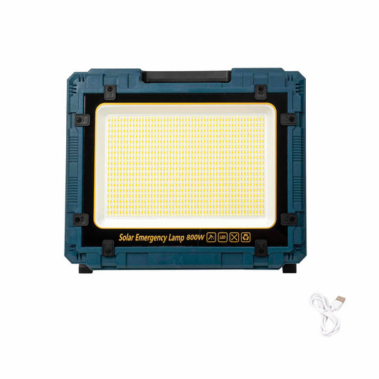 Proiector led cu incarcare solara si USB, 800W, panou incorporabil si detasabil Z-TOOLS / ZTS 8674