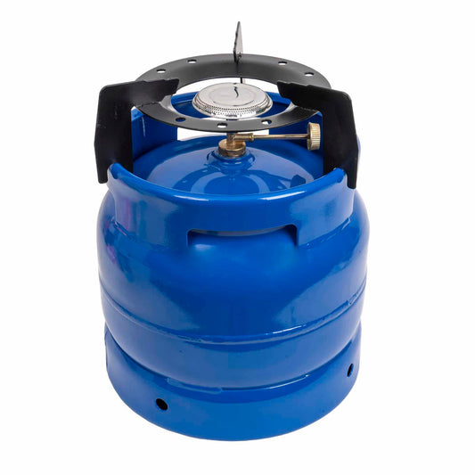 Butelie camping, arzator inclus, capacitate 6L, albastru/portocaliu , Z-TOOLS / ZTS 8860