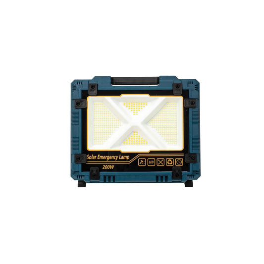 Proiector led cu incarcare solara si USB, 200W, panou incorporabil si detasabil Z-TOOLS / ZTS 8966