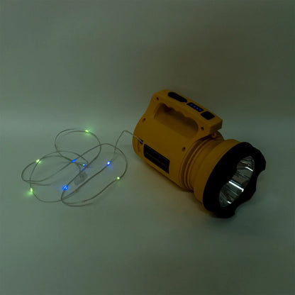 Lanterna de mana cu incarcare USB, 6 moduri de intensitate a luminii si 10m de instalatie Z-TOOLS / ZTS 8973
