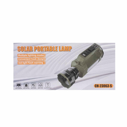 Lanterna de mana cu incarcare solara si USB, 6 moduri de intensitate a luminii Z-TOOLS / ZTS 8975