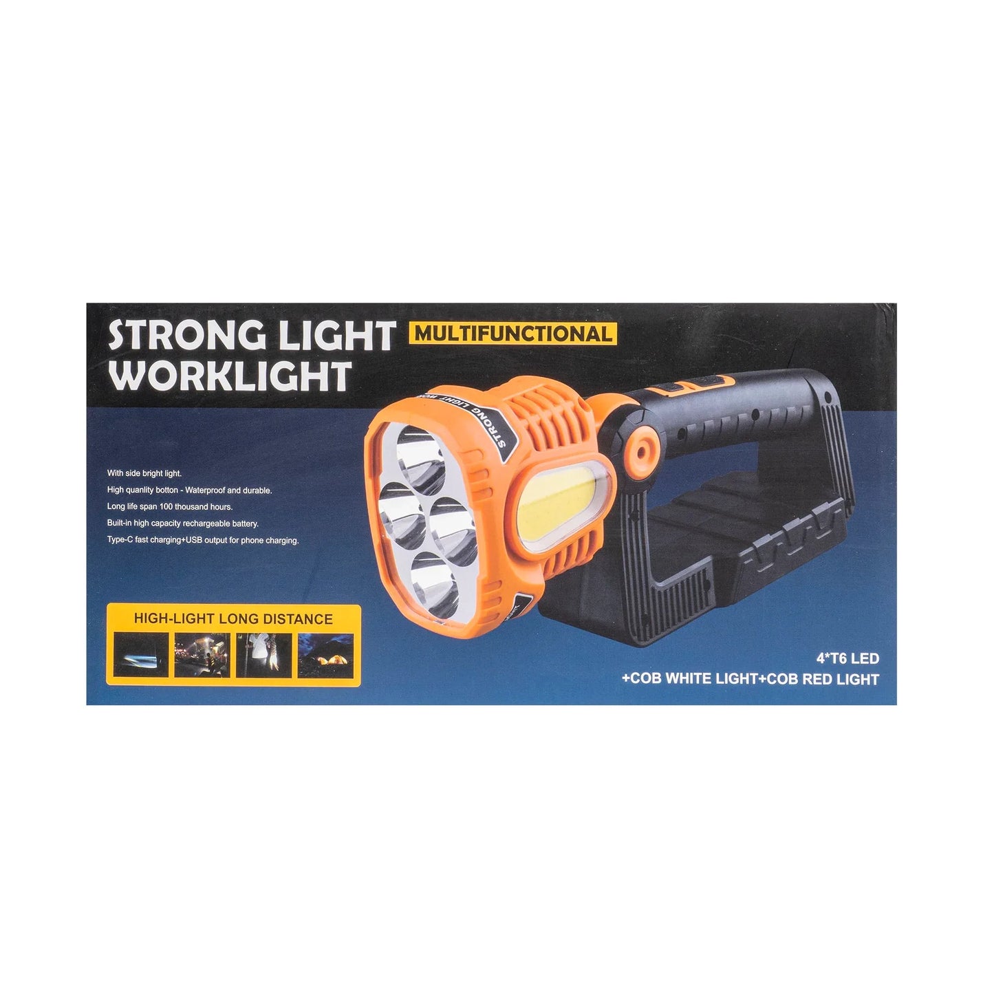 Lanterna de mana cu incarcare USB, 11 moduri de intensitate a luminii Z-TOOLS / ZTS 8982