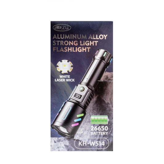 Lanterna de mana LED, 5 moduri de intensitate a luminii, USB, Z-TOOLS / ZTS 8997