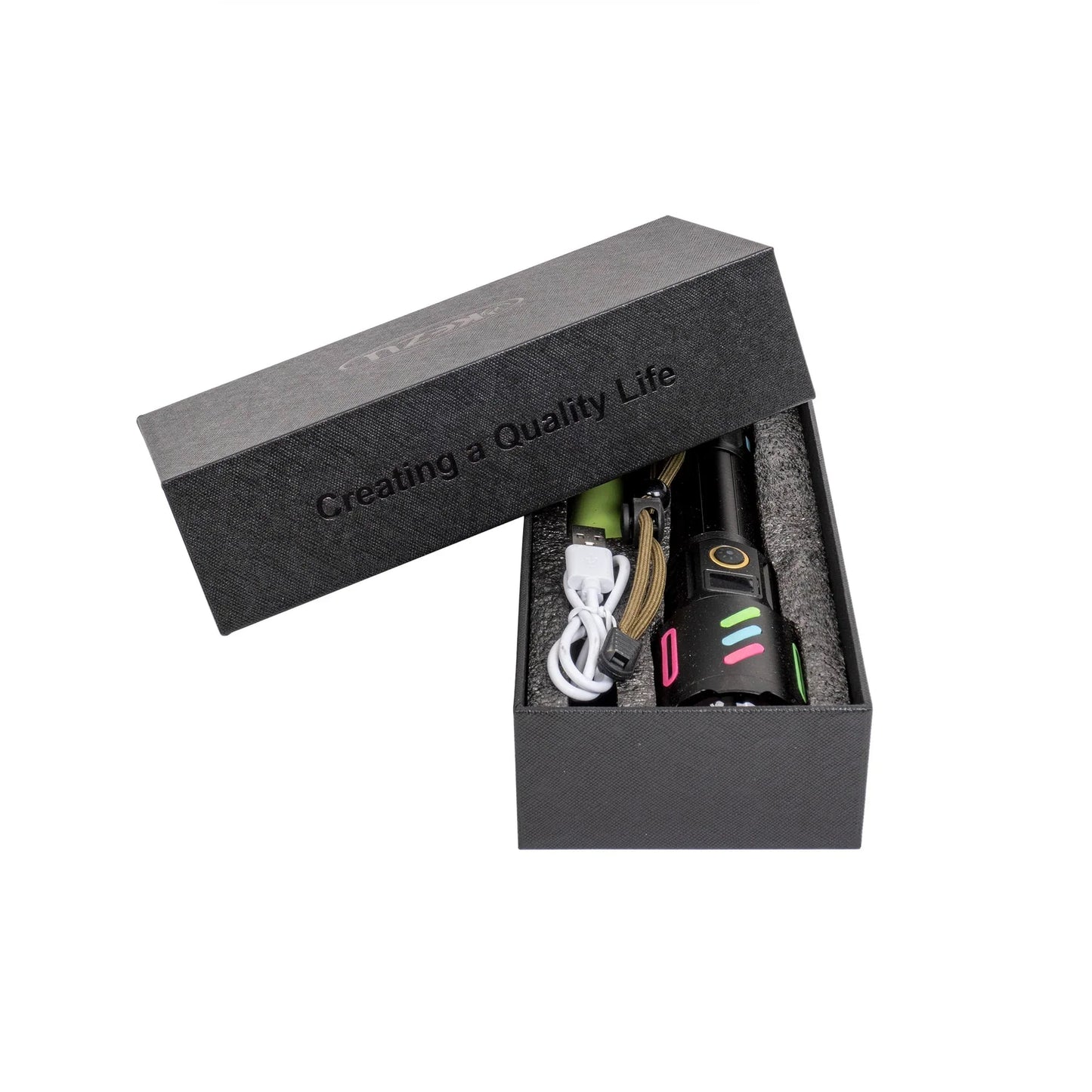 Lanterna de mana LED, 5 moduri de intensitate a luminii, USB, Z-TOOLS / ZTS 8997