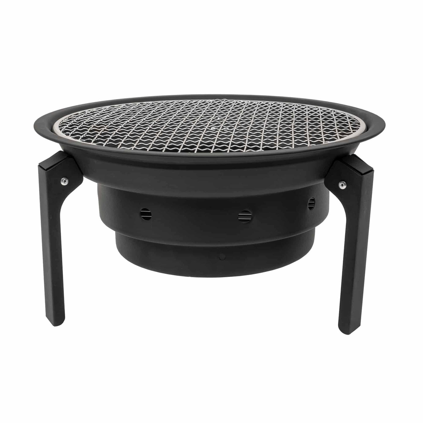 Gratar metalic pentru camping, pliabil, rotund, diametru 35cm Z-TOOLS / ZTS 9088
