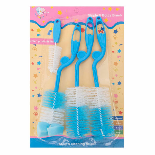 Set 4 perii pentru curatarea biberoanelor si a tetinelor, albastru Z-TOOLS / ZTS 9100