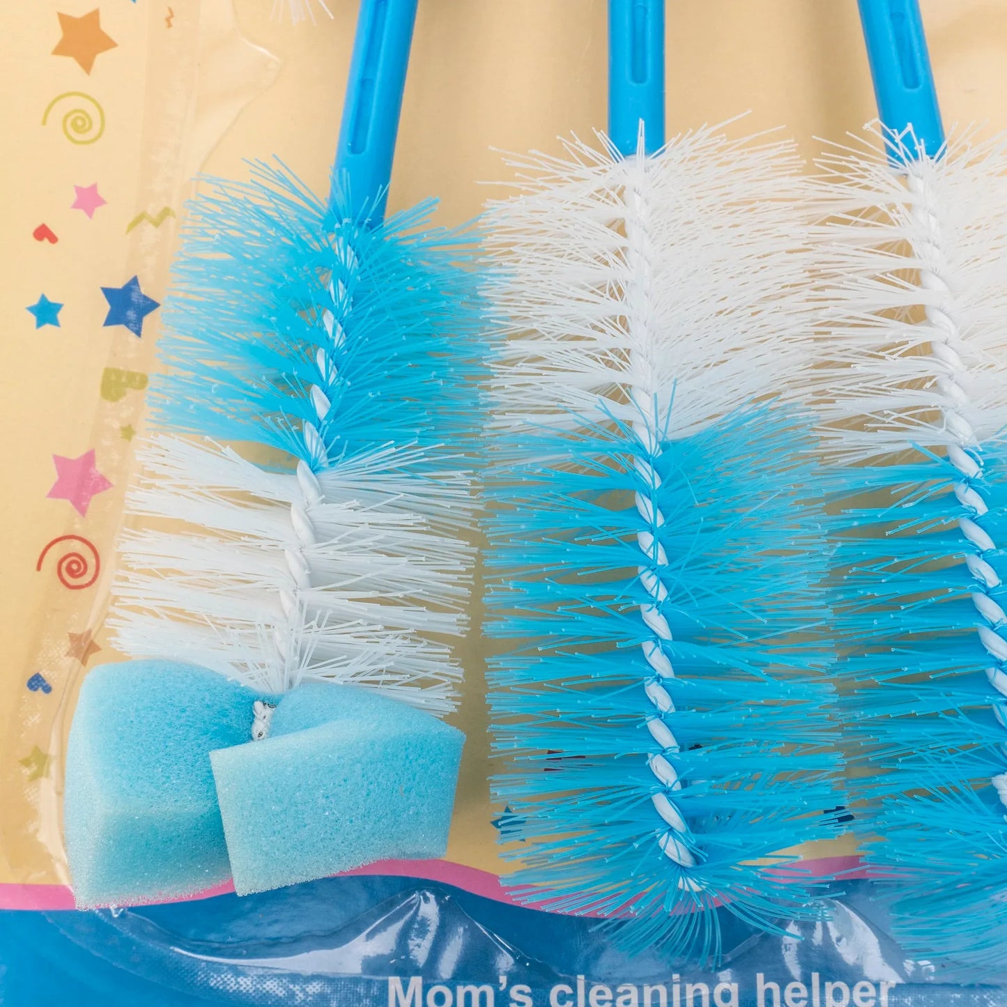 Set 4 perii pentru curatarea biberoanelor si a tetinelor, albastru Z-TOOLS / ZTS 9100