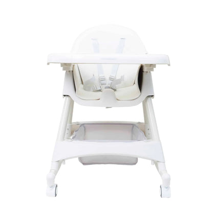 Scaun de masa pentru copii, 5-72luni, greutate maxima 50kg, pliabil, cu balansoar, alb Z-TOOLS / ZTS 9139