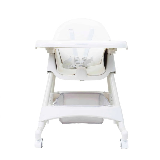 Scaun de masa pentru copii, 5-72luni, greutate maxima 50kg, pliabil, cu balansoar, alb Z-TOOLS / ZTS 9139