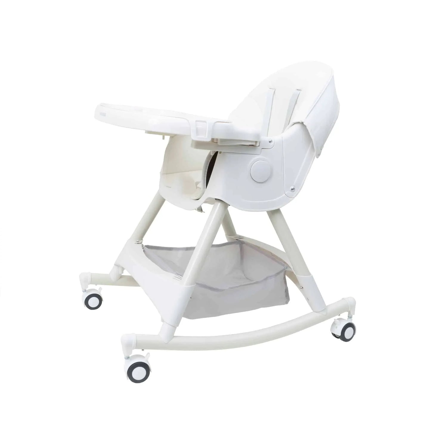 Scaun de masa pentru copii, 5-72luni, greutate maxima 50kg, pliabil, cu balansoar, alb Z-TOOLS / ZTS 9139