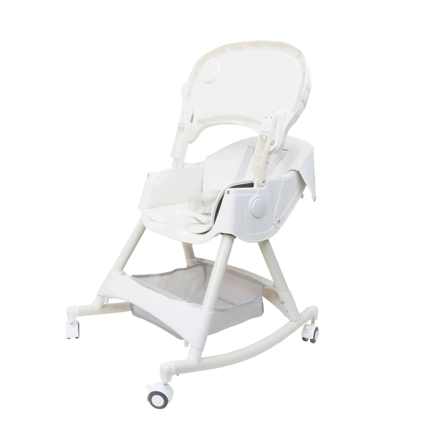 Scaun de masa pentru copii, 5-72luni, greutate maxima 50kg, pliabil, cu balansoar, alb Z-TOOLS / ZTS 9139