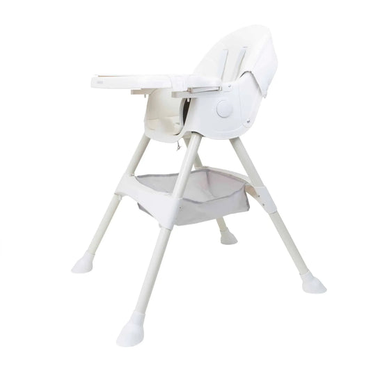 Scaun de masa pentru copii, 5-72luni, greutate maxima 50kg, pliabil, cu balansoar, alb Z-TOOLS / ZTS 9139