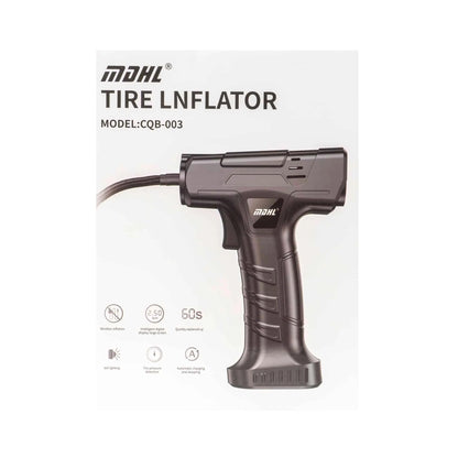 Mini compresor tip pistol, putere 120w, 2.5bar, display digital cu LED Z-TOOLS / ZTS 9158