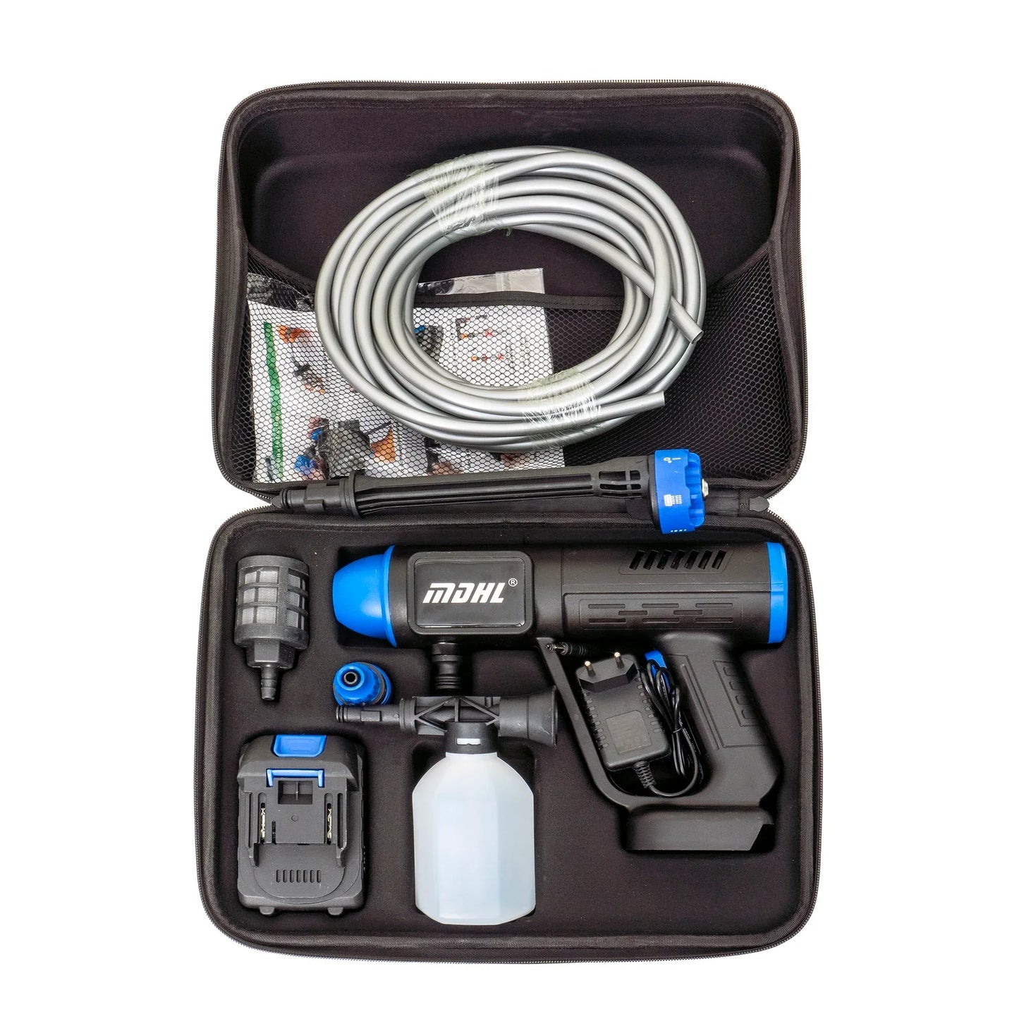 Pistol de spalat masina cu acumulator, presiune si furtun 10m Z-TOOLS / ZTS 9160
