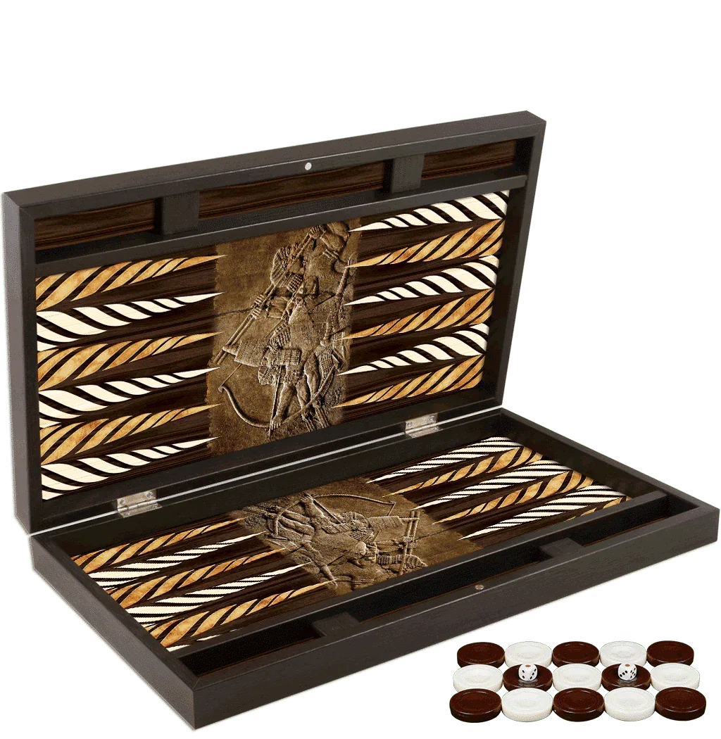 Joc de table din lemn lacuit, Trandy 58x48cm, ASHUR BANIPAL, Z-TOOLS / ZTS5482-6