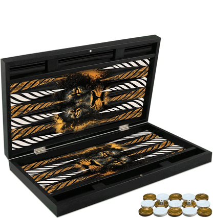 Joc de table din lemn lacuit, Trandy 58x48cm,  WOLF ASLAN, Z-TOOLS / ZTS5482-8