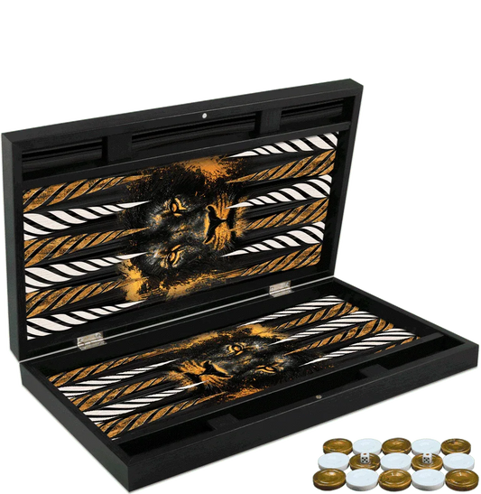 Joc de table din lemn lacuit, Trandy 58x48cm,  WOLF ASLAN, Z-TOOLS / ZTS5482-8