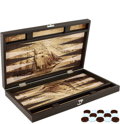 Joc de table din piele ecologica, model PIRATE SHIP, Z-TOOLS / ZTS5512-7