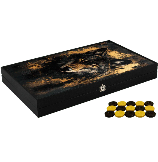 Joc de table din piele ecologica, model WOLF, Z-TOOLS / ZTS5512-9