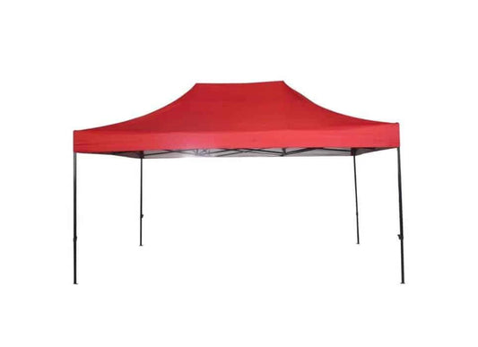 Cort tip pavilion metalic pentru gradina, impermeabil 3×4.5 metri, rosu Z-TOOLS / ZTS5665