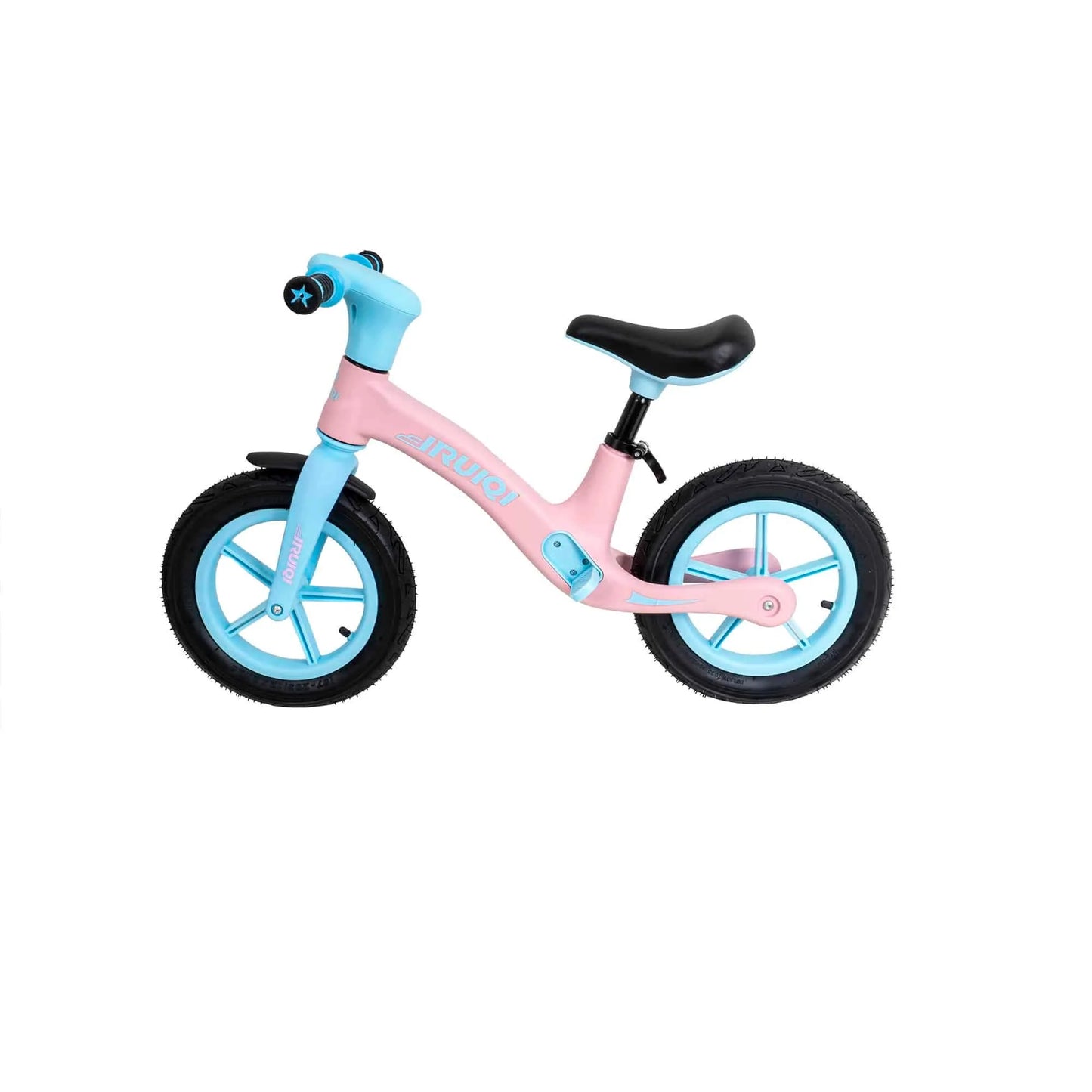 Bicicleta fara pedale pentru copii IRUIQI, roti de cauciuc si scaun reglabil, +3ani, albastru si roz Z-TOOLS / ZTS8288