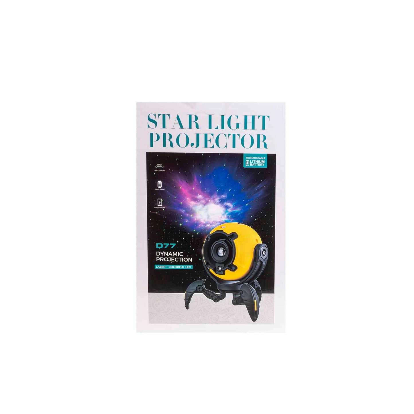 Proiector model minge, cu proiectie pe perete, albastru Z-TOOLS / ZTS8969