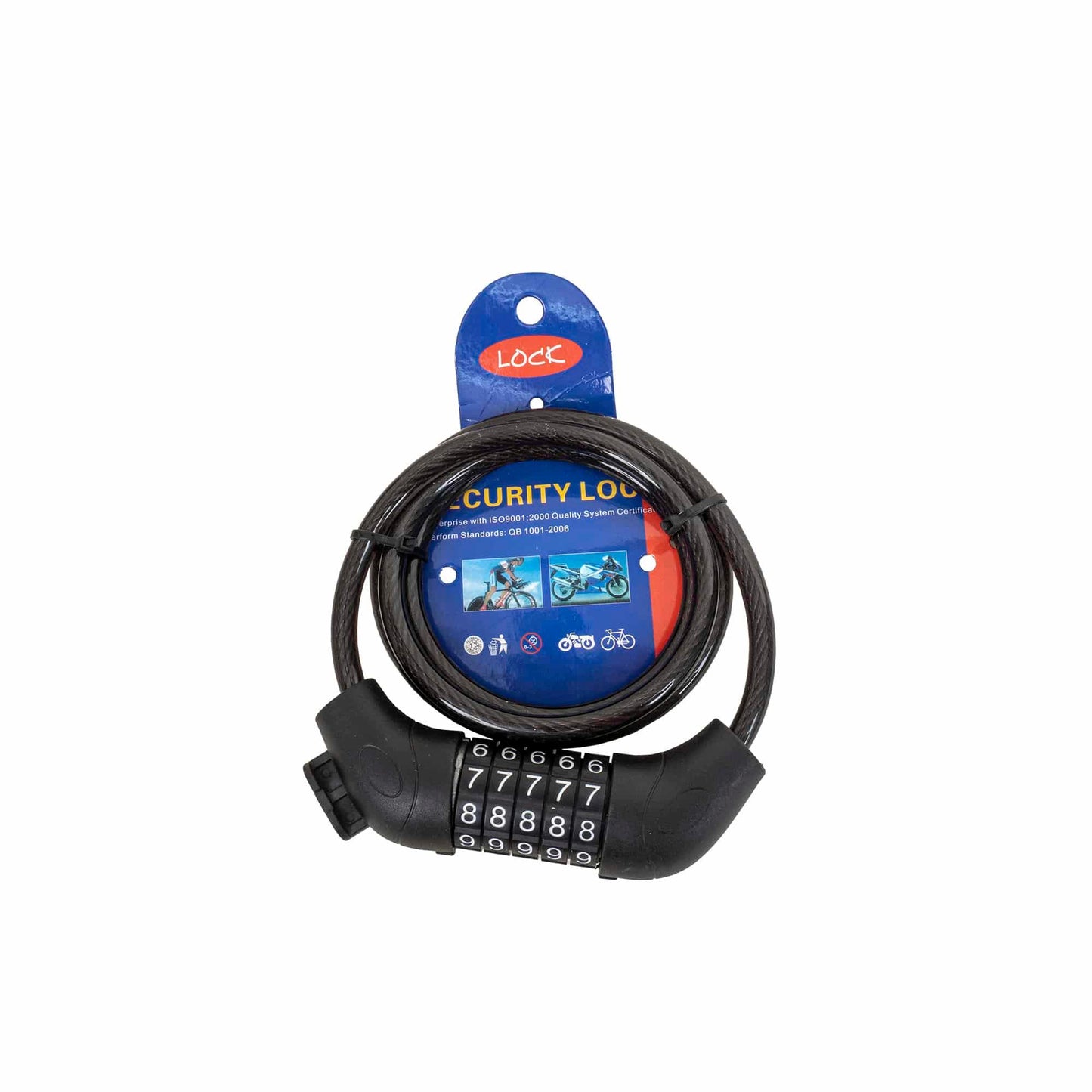 Antifurt bicicleta cu cifru, 5 cifre, 100cm Z-TOOLS / ZTS9119
