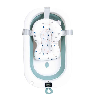 Cadita pliabila pentru bebelusi, cu termostat si pernuta, verde Z-TOOLS / ZTS9154