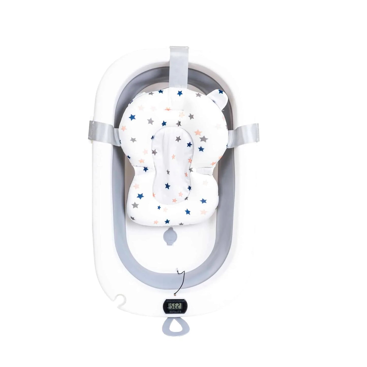 Cadita pliabila pentru bebelusi, cu termostat si pernuta, gri Z-TOOLS / ZTS9155