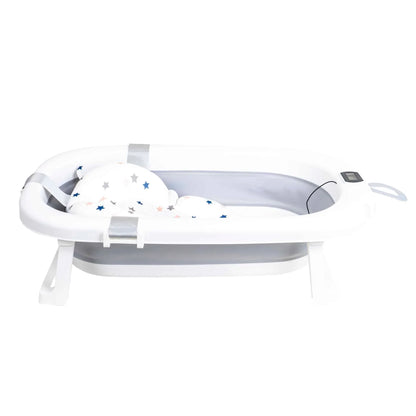 Cadita pliabila pentru bebelusi, cu termostat si pernuta, gri Z-TOOLS / ZTS9155