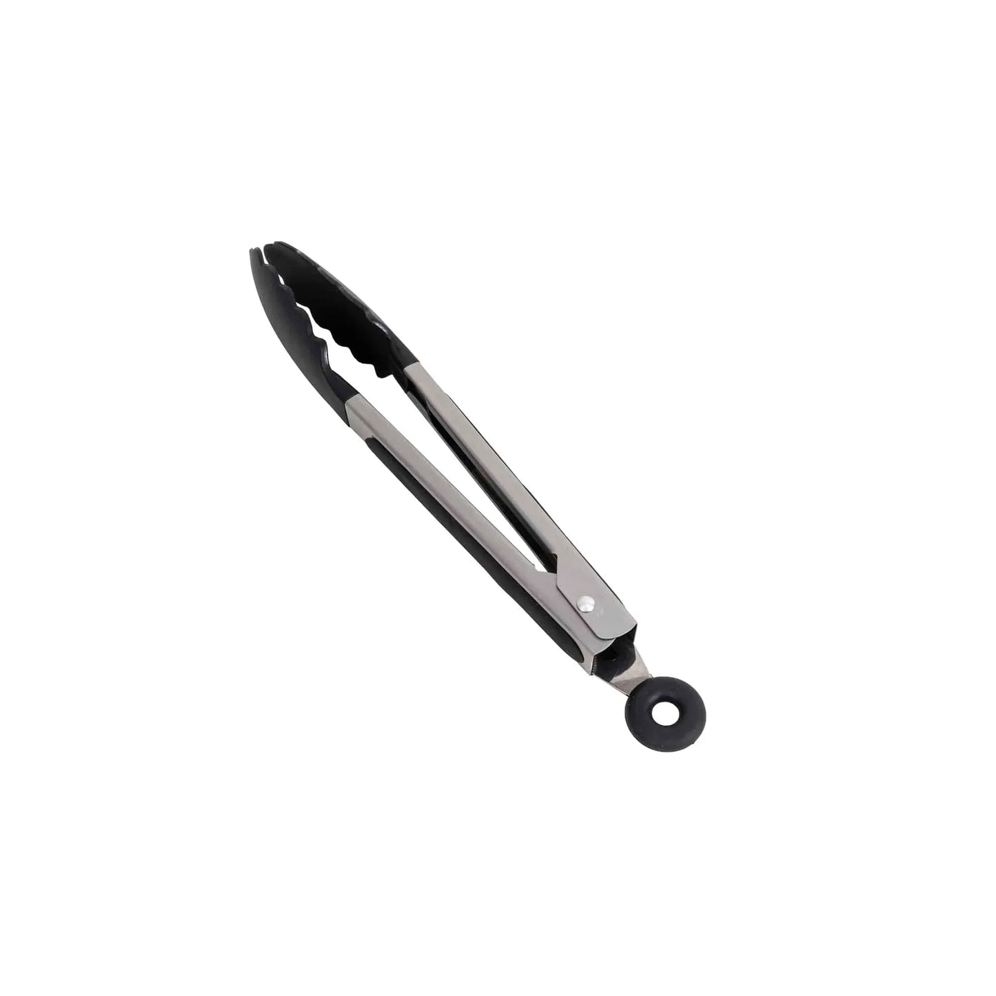 Cleste de servire din inox si silicon, cu inel de blocare si agatare, lungime 24cm Z-TOOLS / ZTS9257