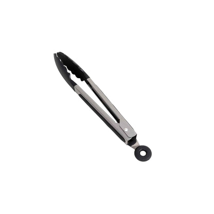 Cleste de servire din inox si silicon, cu inel de blocare si agatare, lungime 24cm Z-TOOLS / ZTS9257