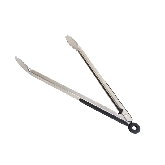 Cleste de servire din inox, cu inel de blocare si agatare, lungime 36cm Z-TOOLS / ZTS9258