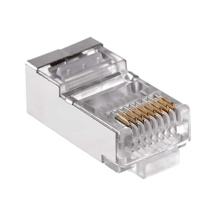 Mufa de internet din metal UTP , 8 conectori, CAT 5, 100bucati Z-TOOLS / ZTS9263