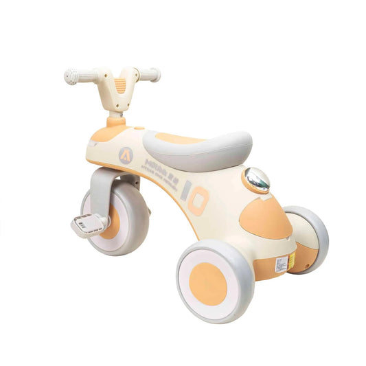 Tricicleta din plastic, cu pedale pentru copii, cu muzica si lumina, galben Z-TOOLS / ZTS9280