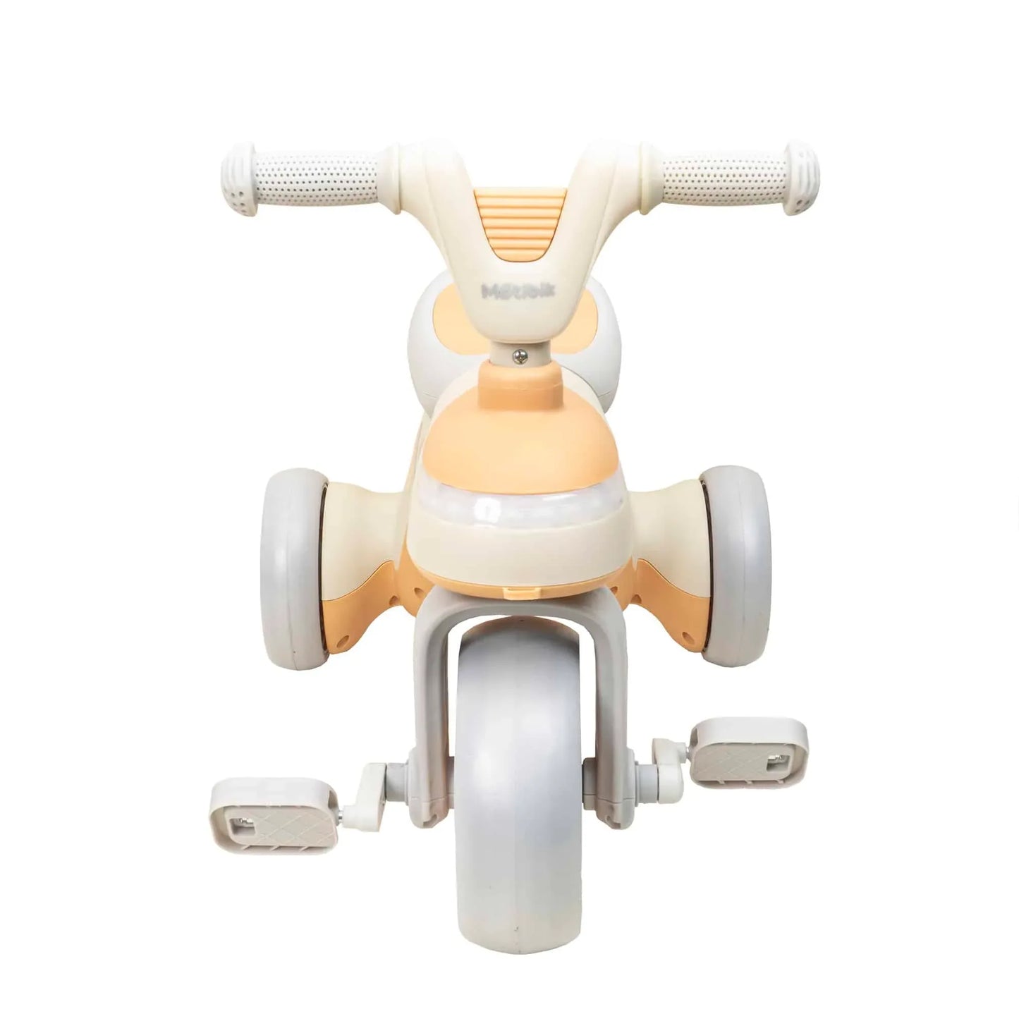 Tricicleta din plastic, cu pedale pentru copii, cu muzica si lumina, galben Z-TOOLS / ZTS9280