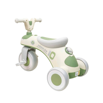 Tricicleta din plastic, cu pedale pentru copii, cu muzica si lumina, verde Z-TOOLS / ZTS9281