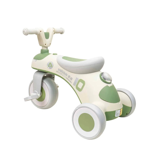 Tricicleta din plastic, cu pedale pentru copii, cu muzica si lumina, verde Z-TOOLS / ZTS9281