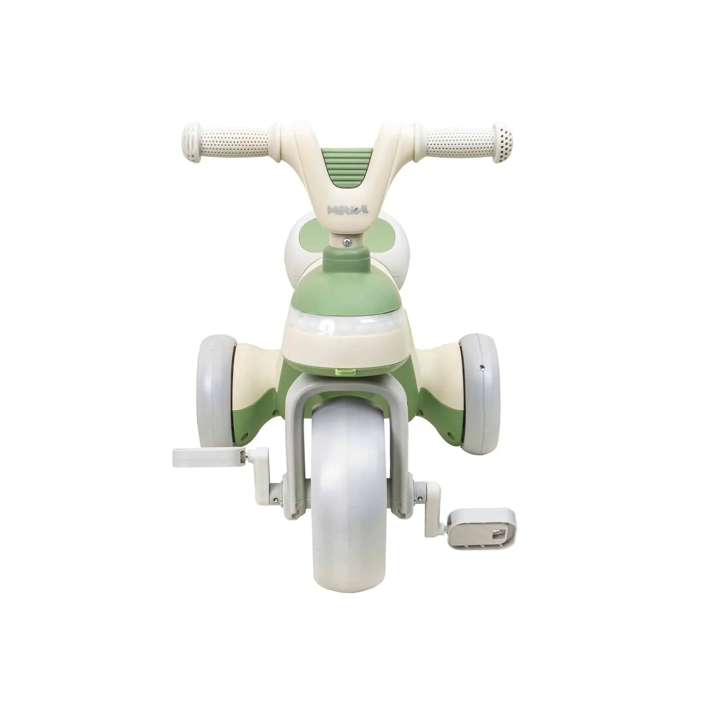 Tricicleta din plastic, cu pedale pentru copii, cu muzica si lumina, verde Z-TOOLS / ZTS9281