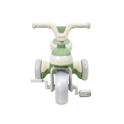 Tricicleta din plastic, cu pedale pentru copii, cu muzica si lumina, verde Z-TOOLS / ZTS9281