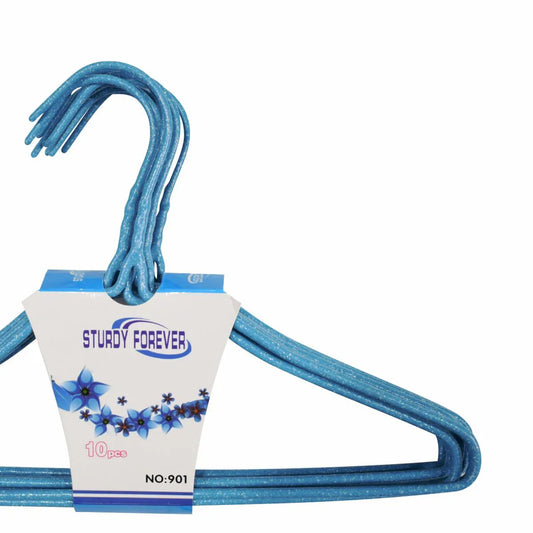 Set 10 umerase, haine copii, Naimeed D5542, invelis silicon, Albastru, 29x19cm