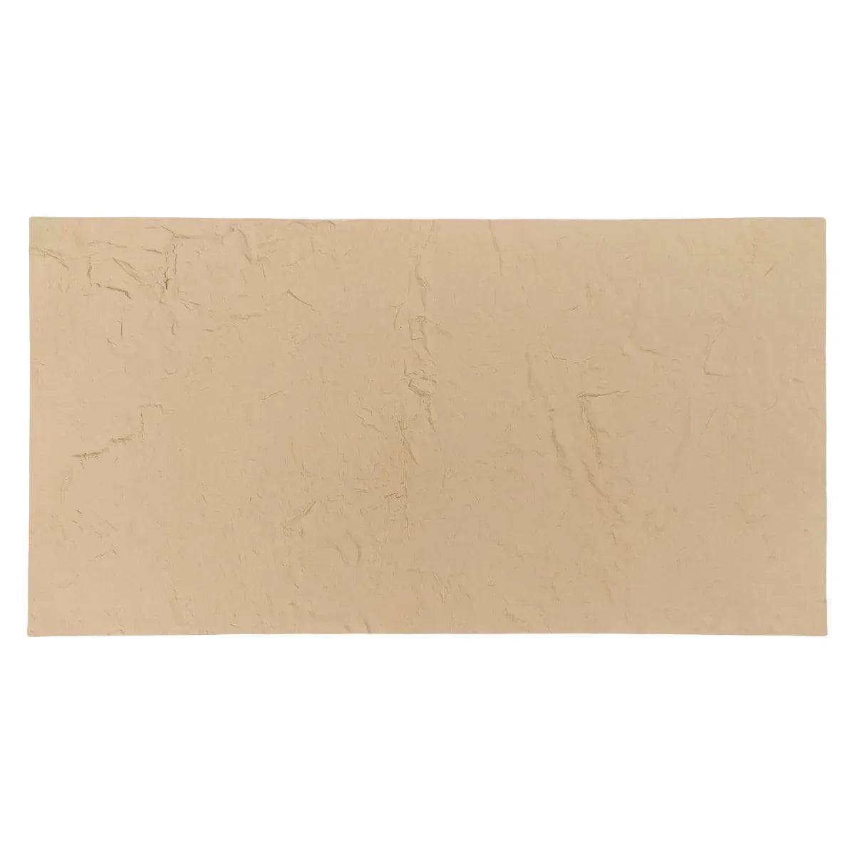 Set 10 panouri decorative din praf de piatra, Naimeed D7317, flexibile, ignifuge, strat protector ceramic, rezistente la razele UV, 120x60x0.2 cm, crem