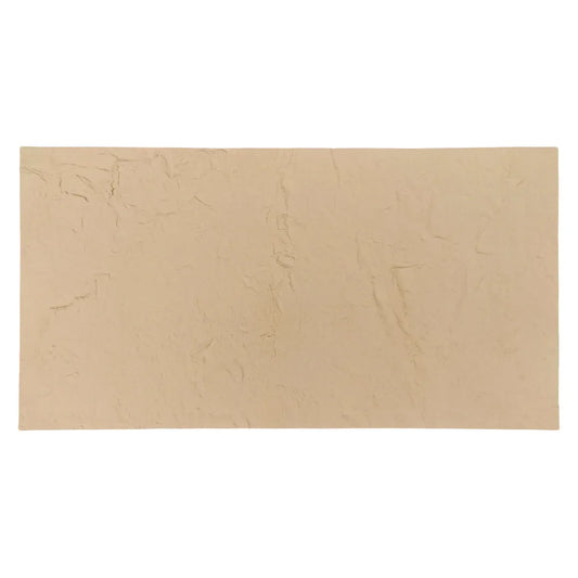 Panou decorativ din praf de piatra, Naimeed D7317, flexibil, ignifug, strat protector ceramic, rezistente la razele UV, 120x60x0.2 cm, crem