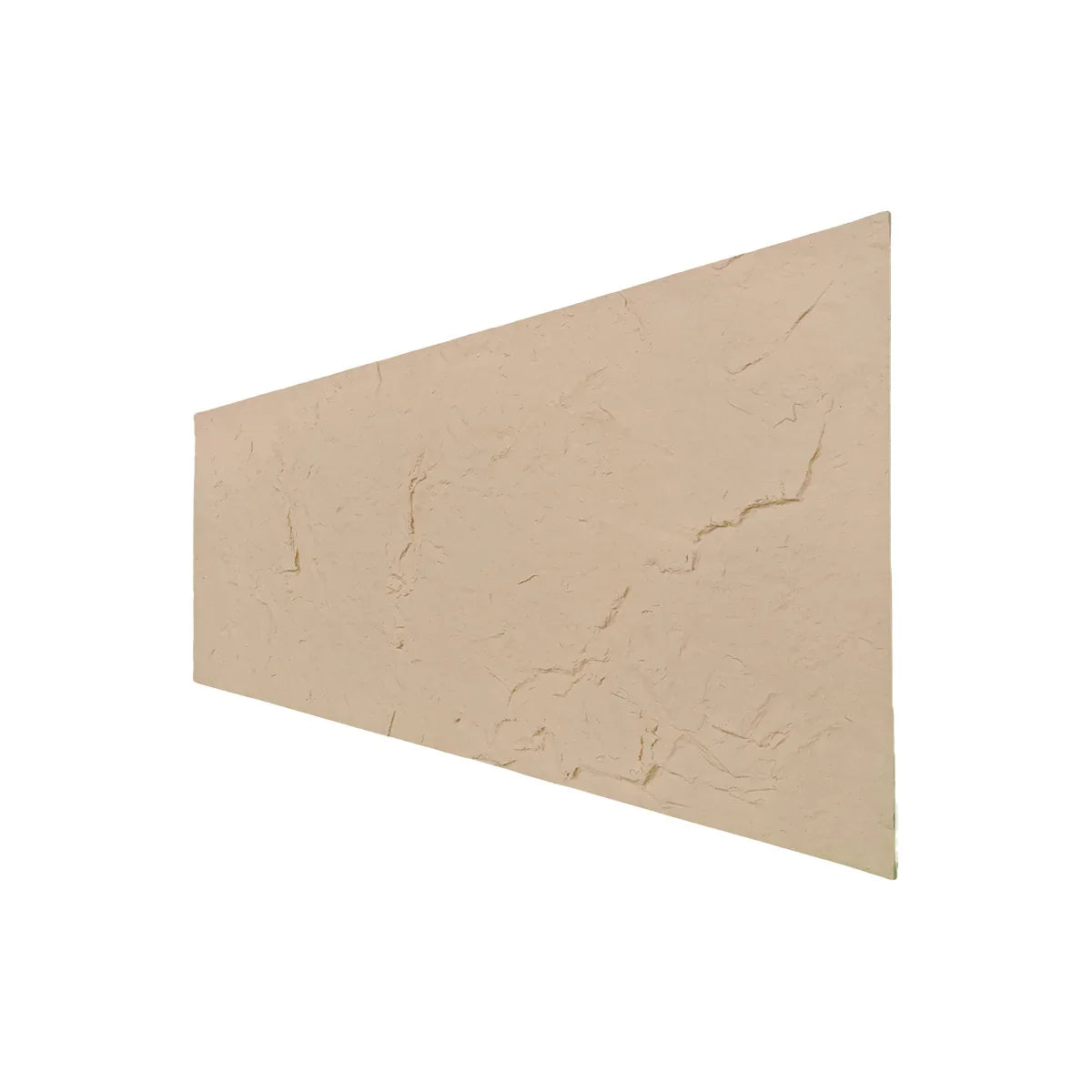 Panou decorativ din praf de piatra, Naimeed D7317, flexibil, ignifug, strat protector ceramic, rezistente la razele UV, 120x60x0.2 cm, crem
