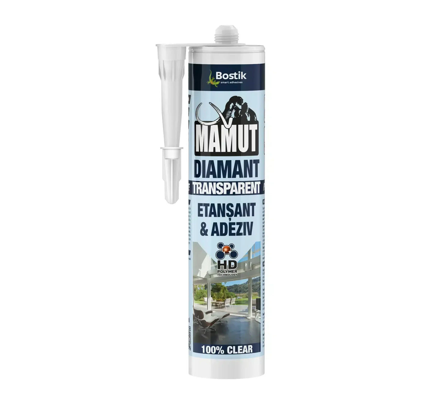 Adeziv si izolant mamut seal universal, transparent, 290 ml / D 1184112