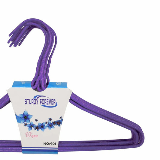 Set 10 umerase, haine copii, Naimeed D5542, invelis silicon, Mov, 29x19cm