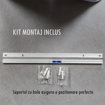 Oglinda baie, sistem iluminare LED, IP44, 100x70cm, D4221, Dezaburire, Touch, Ceas