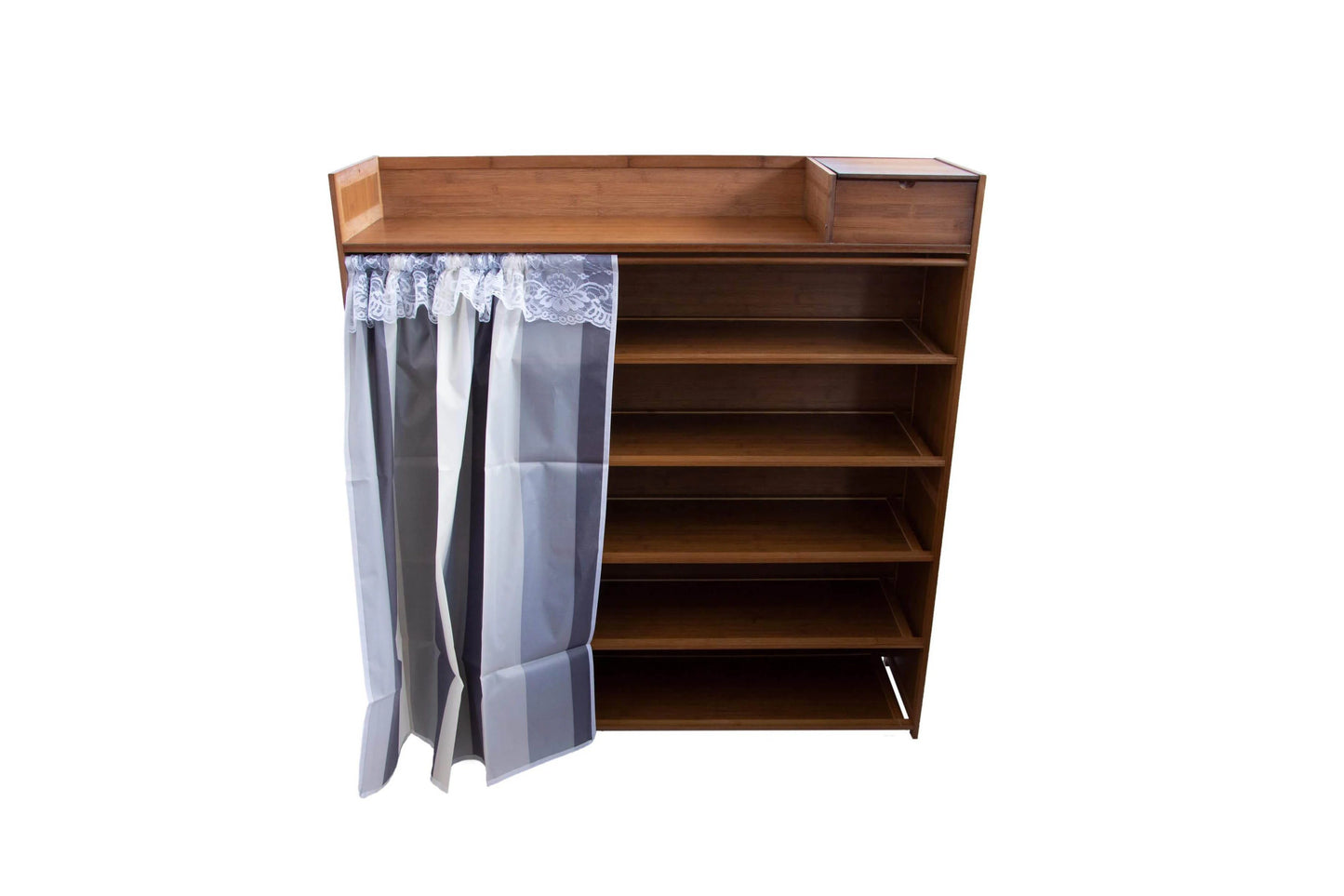 Pantofar din bambus, 6 rafturi, 102*107.5*28 cm, D191