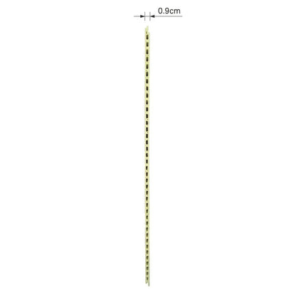 Panou decorativ riflaj WPC, Naimeed D7558, sistem de imbinare straight, aspect rafinat si montaj usor, 260x61.1x0.9cm, maro